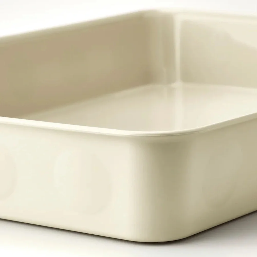 10 Cream Rectangular Storage Bins 6x7 ¾x2 